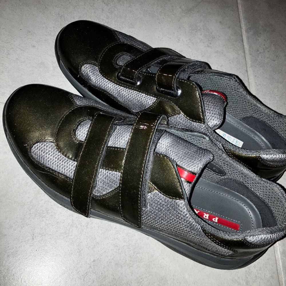 Prada America's Cup strap sneakers